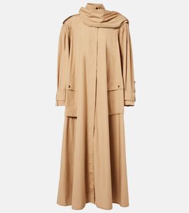 Chloe ChloÃ© Scarf-detail cotton coat