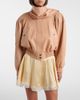 Chloe ChloÃ© Scarf-detail cropped leather jacket - 2