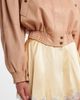 Chloe ChloÃ© Scarf-detail cropped leather jacket - 4