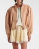 Chloe ChloÃ© Scarf-detail cropped leather jacket - 5