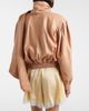 Chloe ChloÃ© Scarf-detail cropped leather jacket - 6