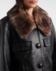 Chloe Chloé Shearling-trimmed leather jacket - 3
