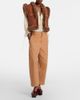 Chloe Chloé Shearling-trimmed leather vest - 7
