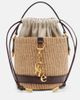 Chloe Chloé Small leather-trimmed basket bag - 1