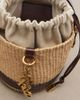 Chloe Chloé Small leather-trimmed basket bag - 3