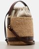 Chloe Chloé Small leather-trimmed basket bag - 4