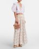 Chloe Chloé Striped canvas espadrille wedge sandals - 4
