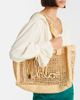 Chloe ChloÃ© Summer Banana East-West raffia tote bag - 2