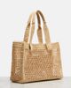 Chloe ChloÃ© Summer Banana East-West raffia tote bag - 4