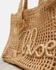 Chloe ChloÃ© Summer Banana East-West raffia tote bag - 6