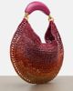 Chloe Chloé Summer Banana Medium raffia shoulder bag - 4