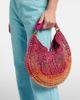 Chloe Chloé Summer Banana Medium raffia shoulder bag - 7