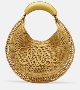 Chloe ChloÃ© Summer Banana raffia shoulder bag