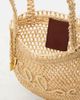Chloe Chloé Summer Banana Small raffia tote bag - 3