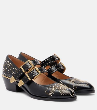 Chloe ChloÃ© Susanna 40 studded leather Mary Jane pumps