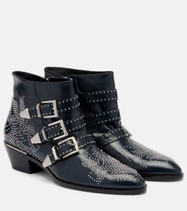 Chloe Chloé Susanna studded leather ankle boots