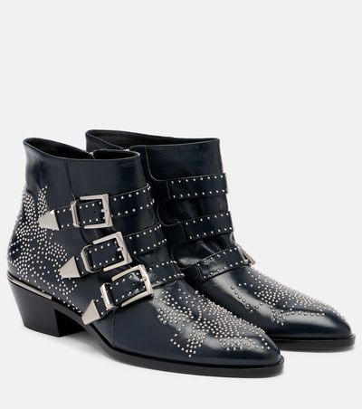 Chloe Chloé Susanna studded leather ankle boots