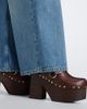 Chloe Chloé Talis leather platform clogs - 3
