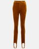 Chloe ChloÃ© Velvet stirrup pants - 1