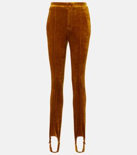 Chloe ChloÃ© Velvet stirrup pants