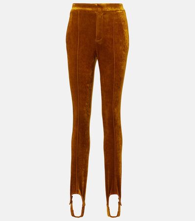 Chloe ChloÃ© Velvet stirrup pants
