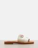 Chloe ChloÃ© Woody embroidered linen slides - 5