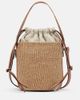 Chloe Chloé Woody Small raffia bucket bag - 1