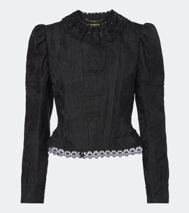 Chloe Chloé Wool and silk-blend jacquard lace jacket