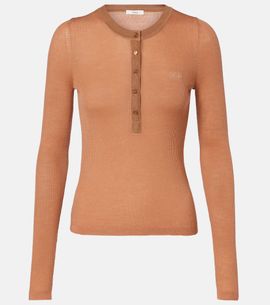 Chloe Chloé Wool Henley shirt
