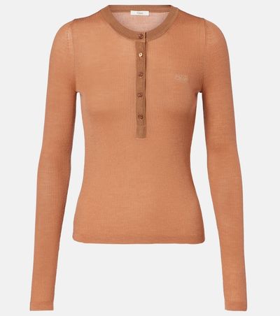 Chloe Chloé Wool Henley shirt