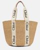 Chloe ChloÃ© x Mifuko Woody Large raffia tote - 1