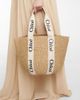 Chloe ChloÃ© x Mifuko Woody Large raffia tote - 2