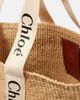 Chloe ChloÃ© x Mifuko Woody Large raffia tote - 3