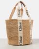 Chloe ChloÃ© x Mifuko Woody Large raffia tote - 4