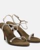 Chloe ChloÃ© Zia embellished metallic leather sandals - 1