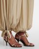 Chloe ChloÃ© Zia embellished metallic leather sandals - 2