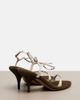 Chloe ChloÃ© Zia embellished metallic leather sandals - 3