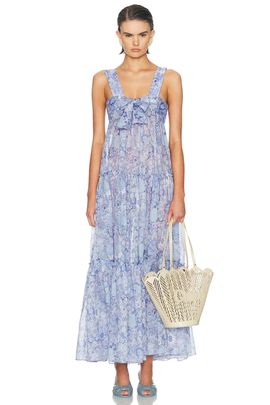 Chloe Chloe Bow Front Maxi Dress
