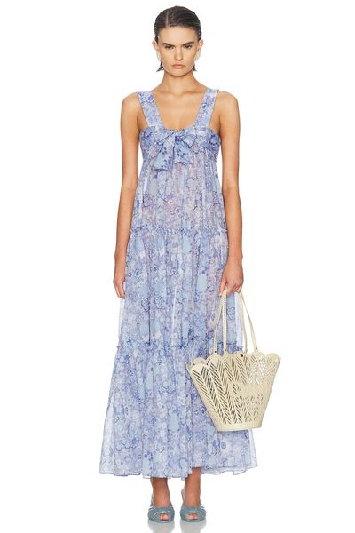 Chloe Chloe Bow Front Maxi Dress