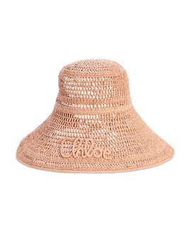 Chloe Chloe Capeline Raffia Hat