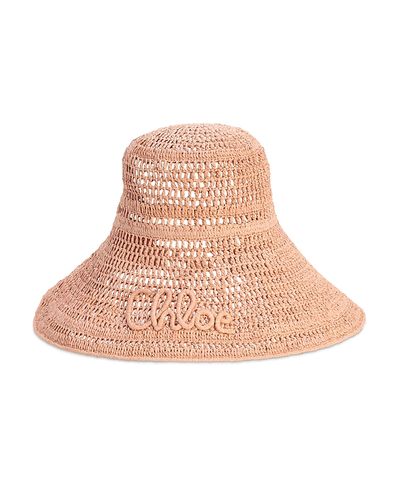 Chloe Chloe Capeline Raffia Hat