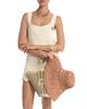 Chloe Chloe Capeline Raffia Hat - 5