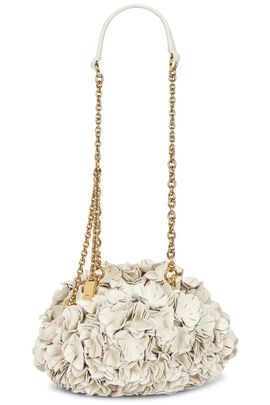 Chloe Chloe Chloé Pliss Leather Flower Shoulder Bag