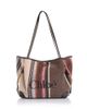 Chloe Chloe Clover Medium Striped Tapestry Tote - 1