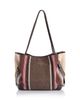 Chloe Chloe Clover Medium Striped Tapestry Tote - 3