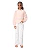 Chloe Chloe Girls' Embroidered Floral Bootcut Trousers - 6