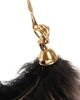 Chloe Chloe Horse Chain Shearling Shoulder Bag - 2