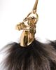 Chloe Chloe Horse Chain Shearling Shoulder Bag - 3