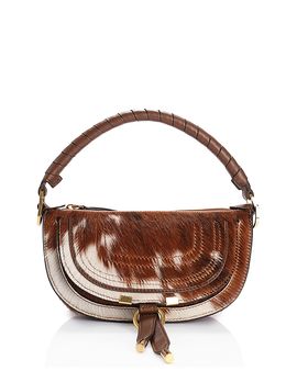 Chloe Chloe Marcie Mini Calf Hair Handbag