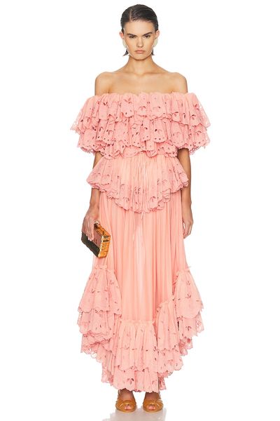 Chloe Chloe Maxi Ruffle Dress